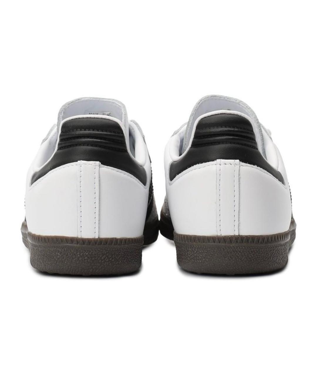 ADIDAS Белые кожаные кроссовки, фото 4