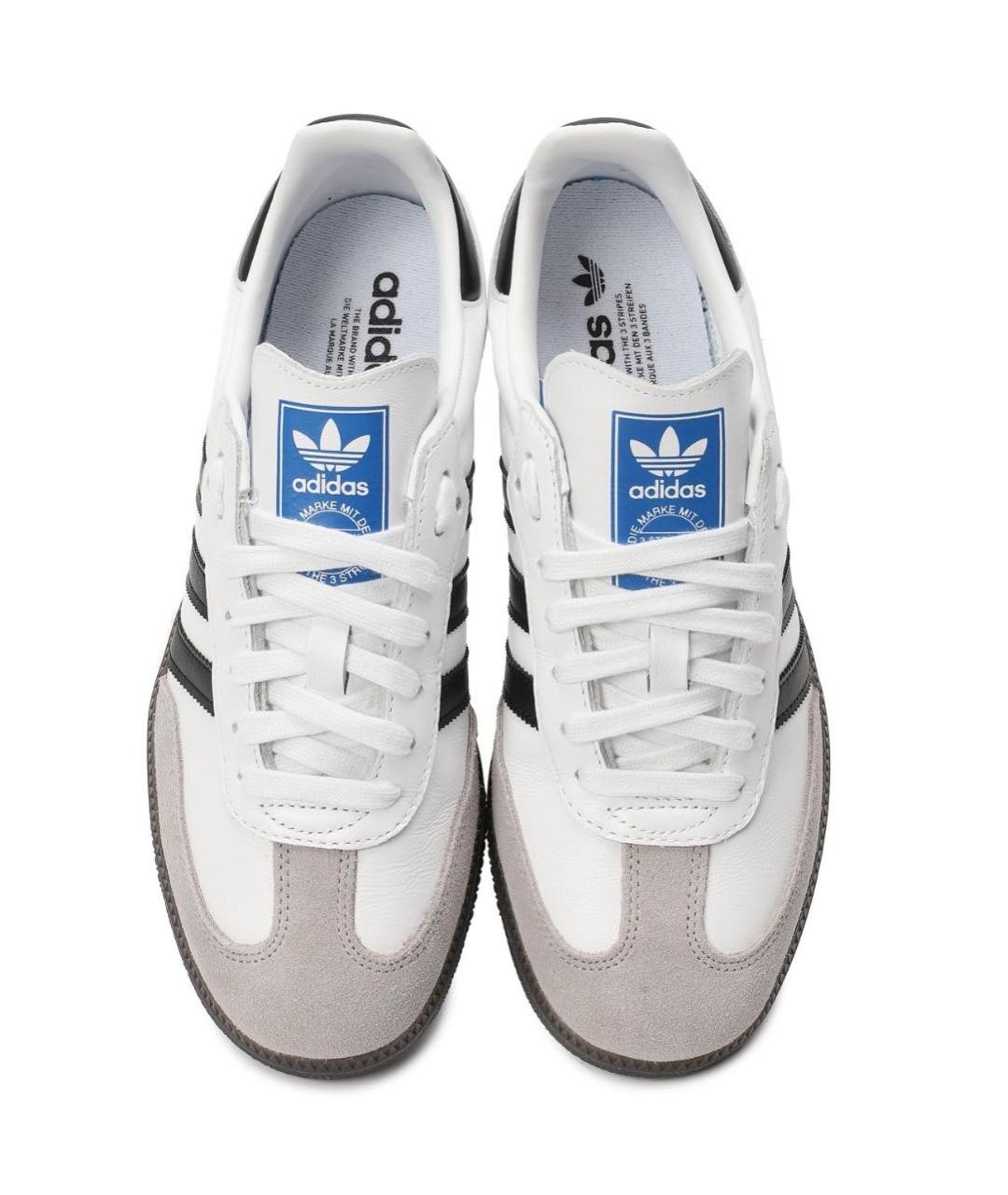 ADIDAS Белые кожаные кроссовки, фото 3