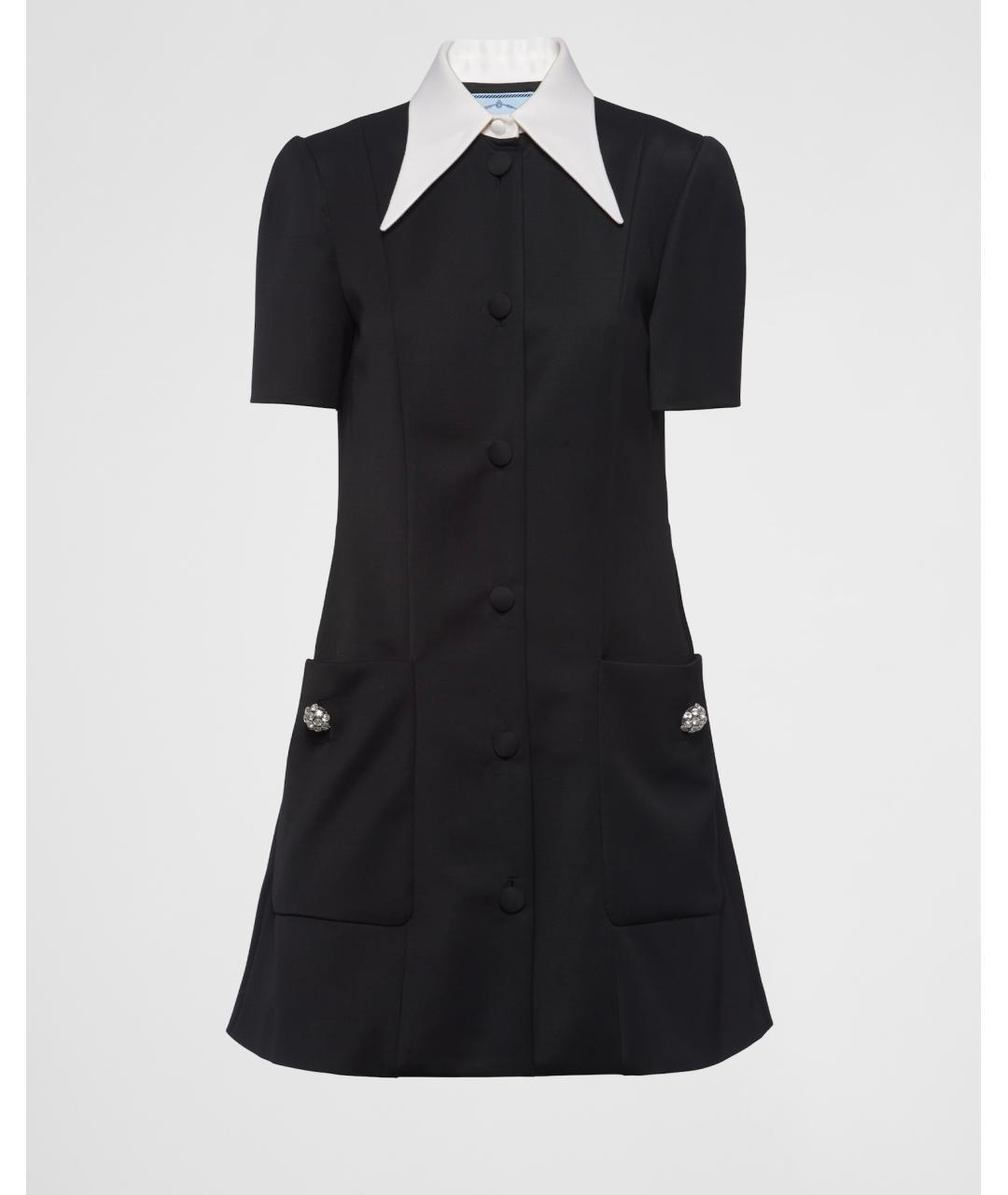 PRADA Черное коктейльное платье, фото 10