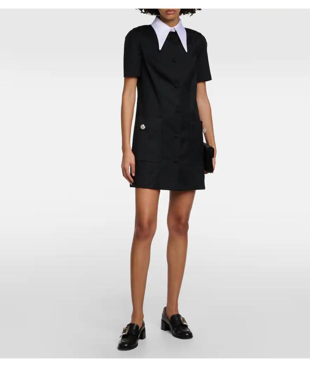 PRADA Черное коктейльное платье, фото 3