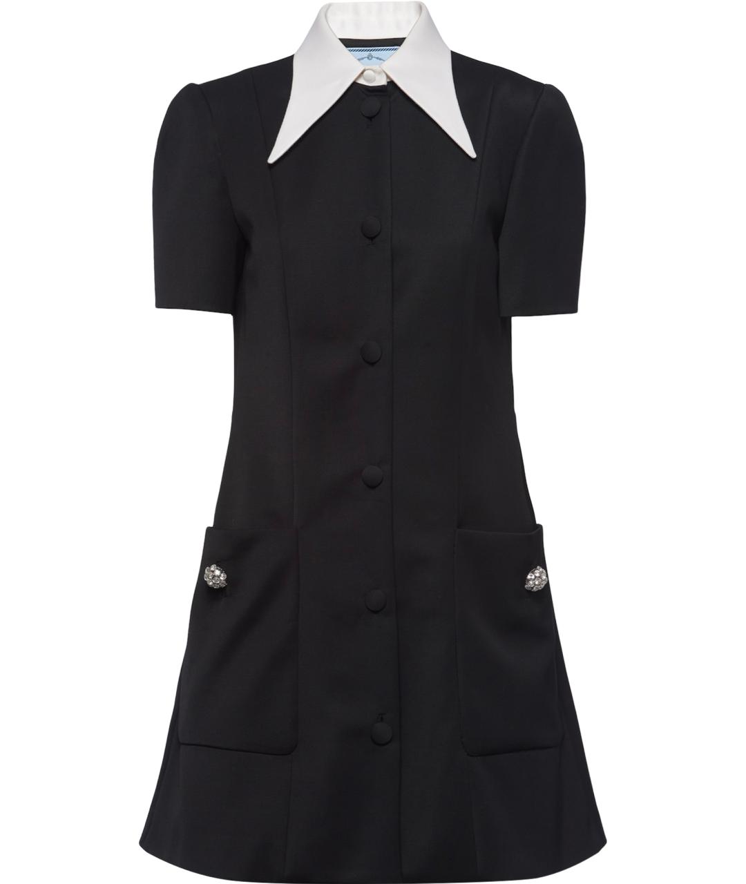 PRADA Черное коктейльное платье, фото 1