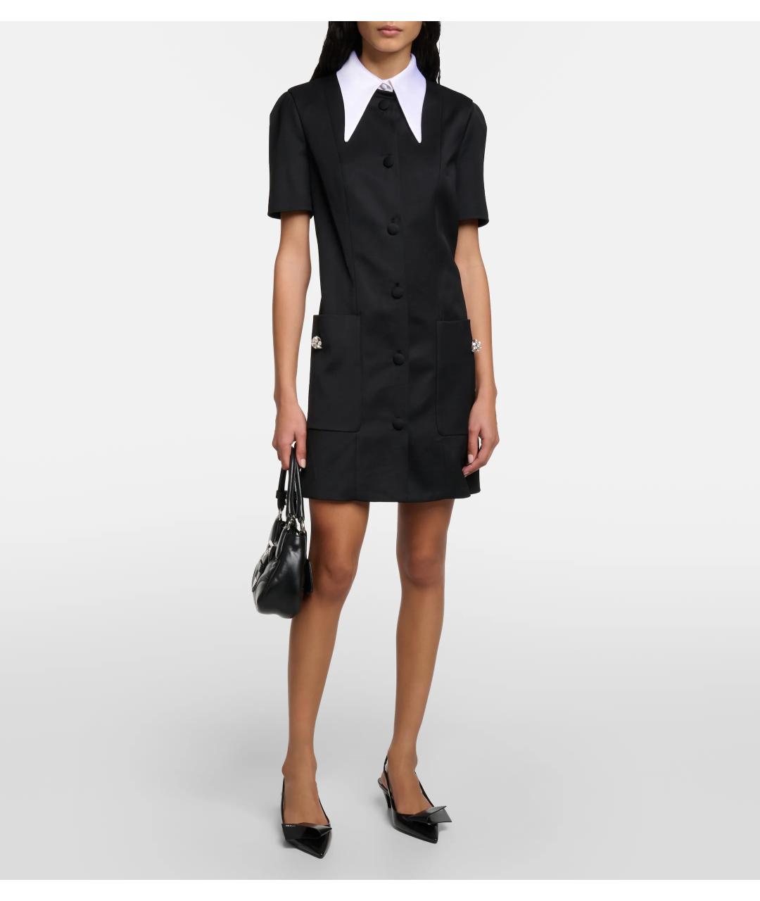 PRADA Черное коктейльное платье, фото 8
