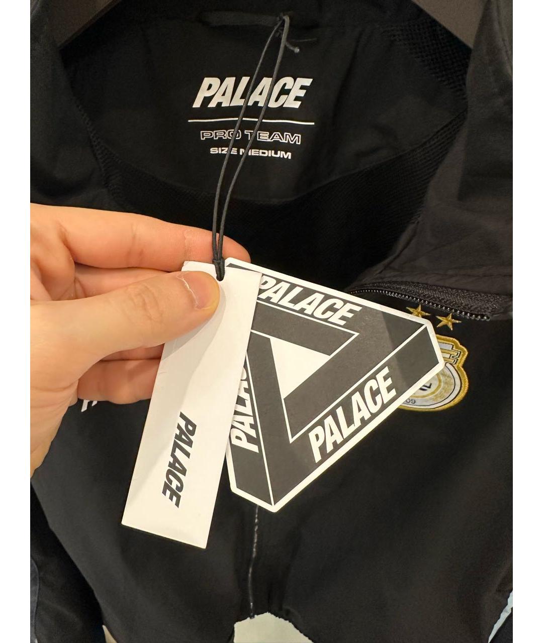PALACE Черная синтетическая спортивная куртка, фото 4