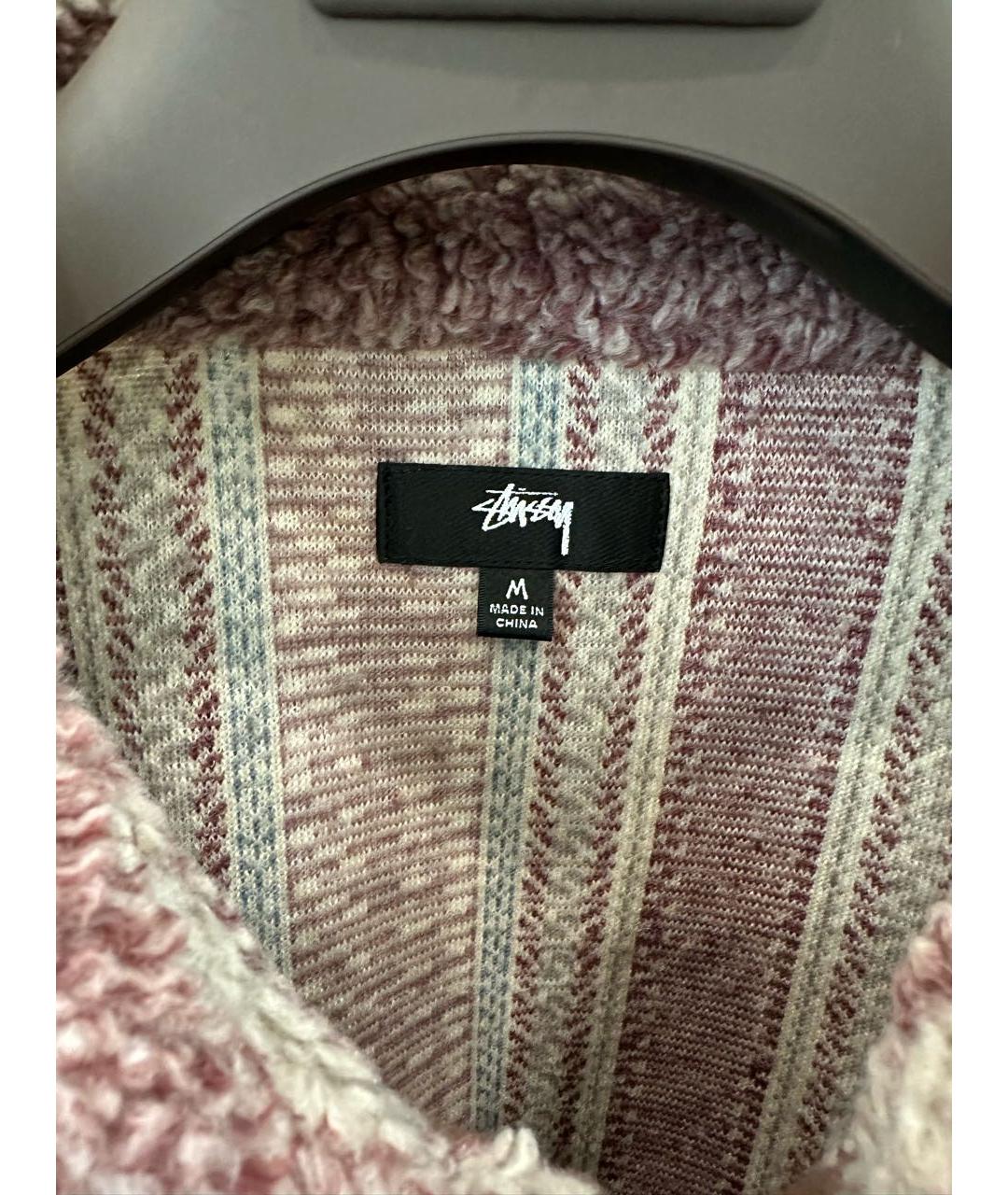 STUSSY Розовая кэжуал рубашка, фото 4