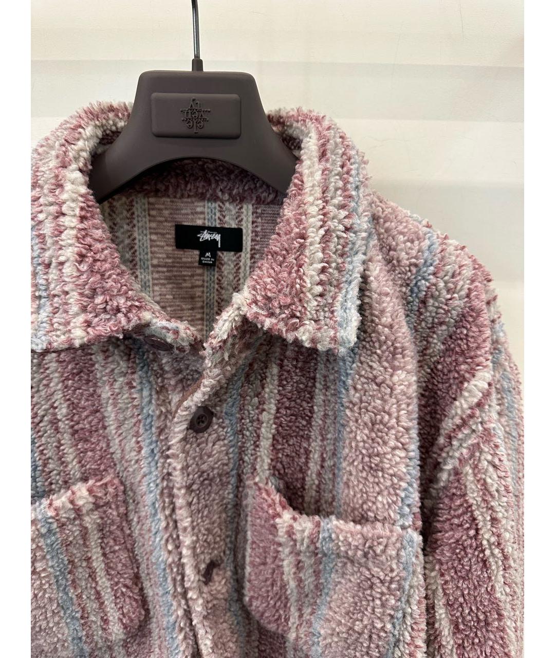 STUSSY Розовая кэжуал рубашка, фото 3