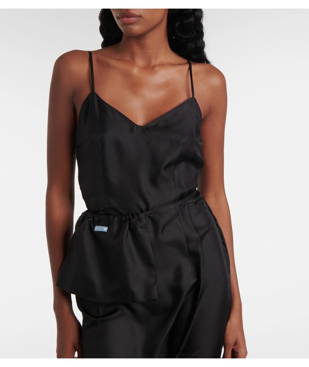 PRADA Черное коктейльное платье, фото 4