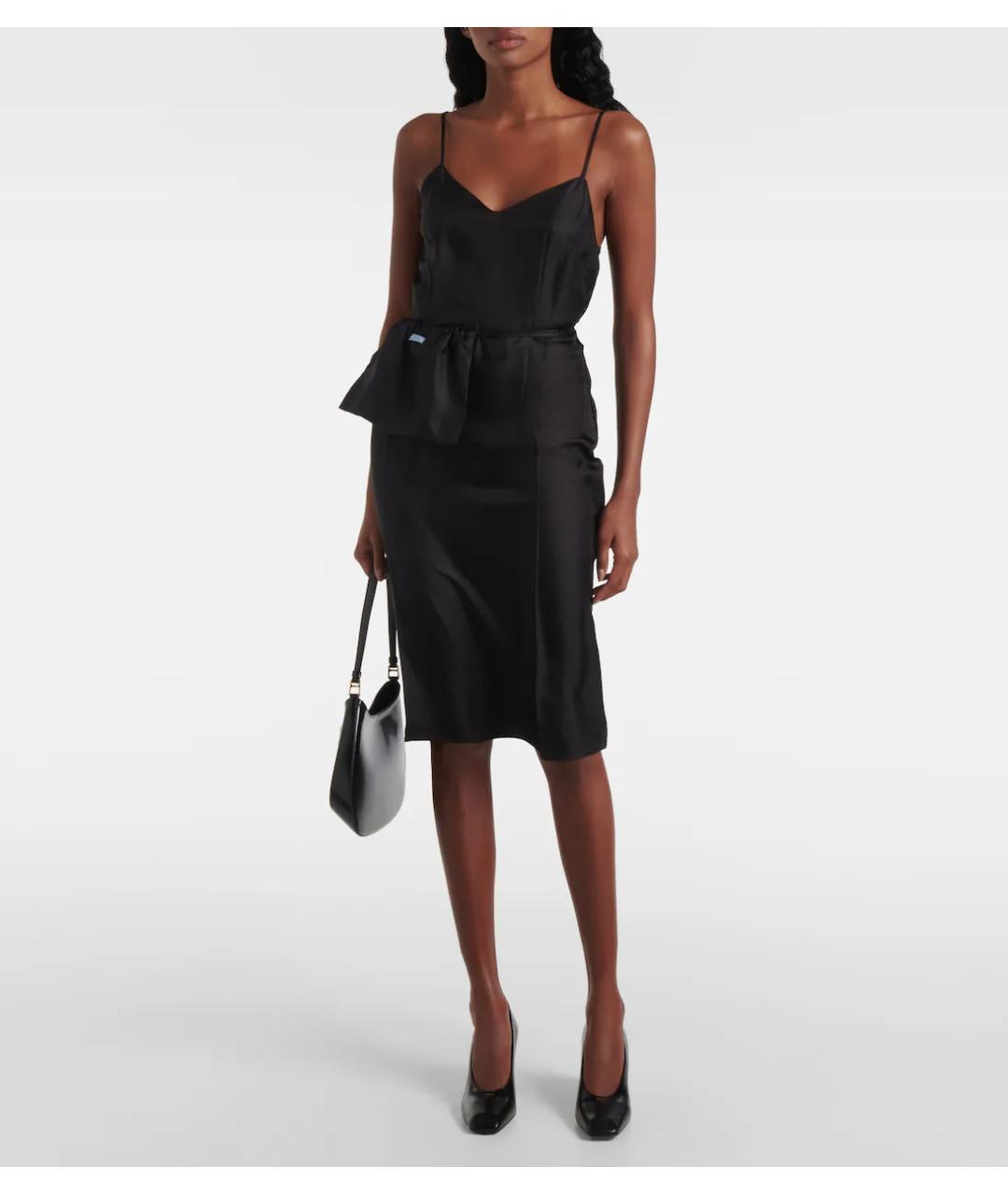 PRADA Черное коктейльное платье, фото 2