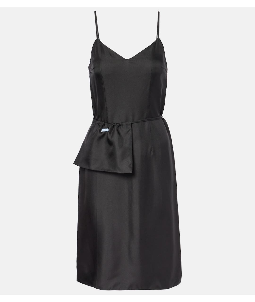 PRADA Черное коктейльное платье, фото 7