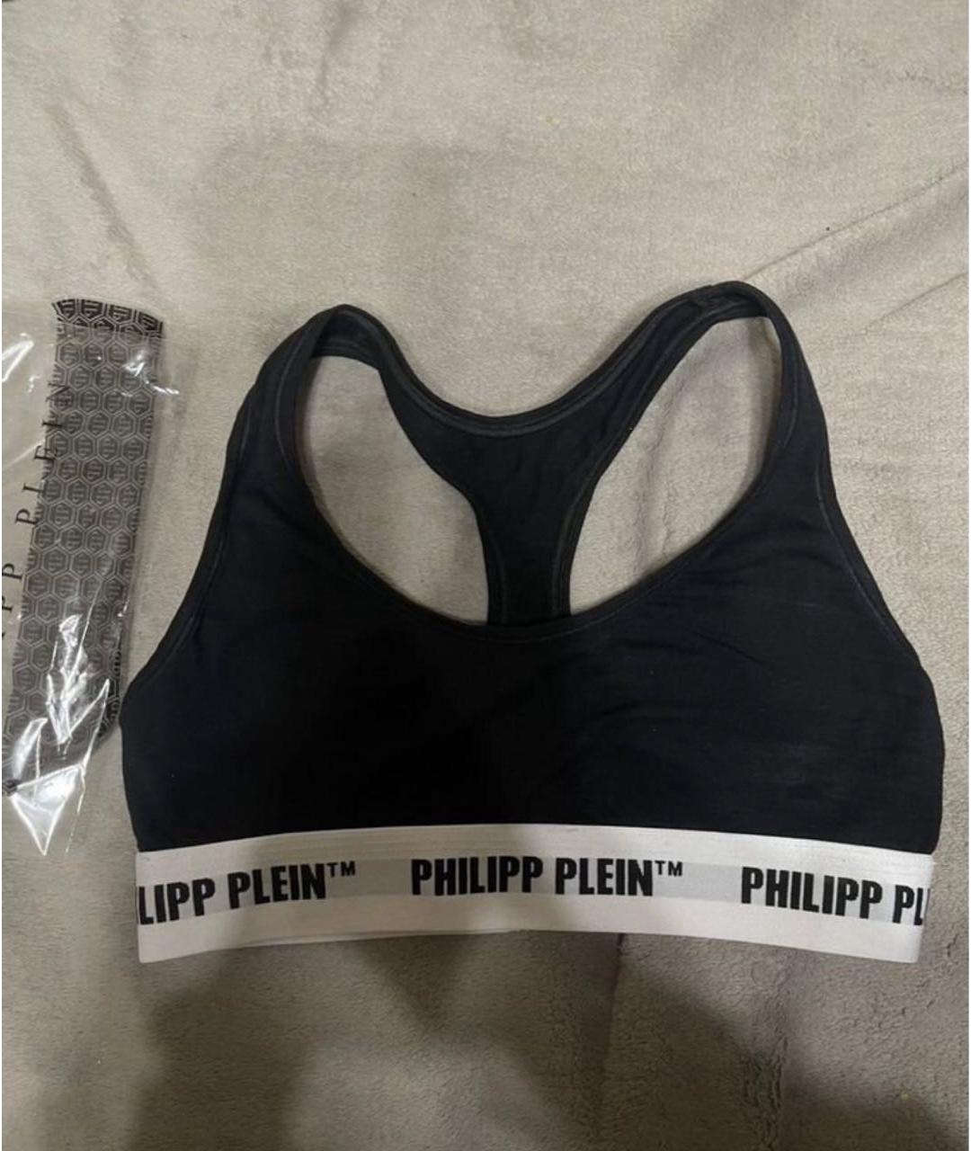PHILIPP PLEIN Черный бюстгалтеры, фото 3