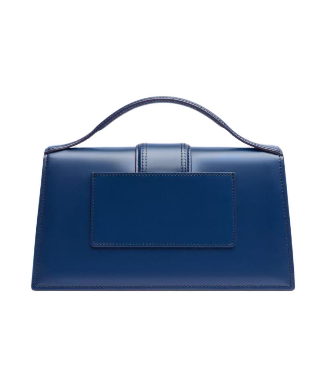 JACQUEMUS Синяя кожаная сумка через плечо, фото 3