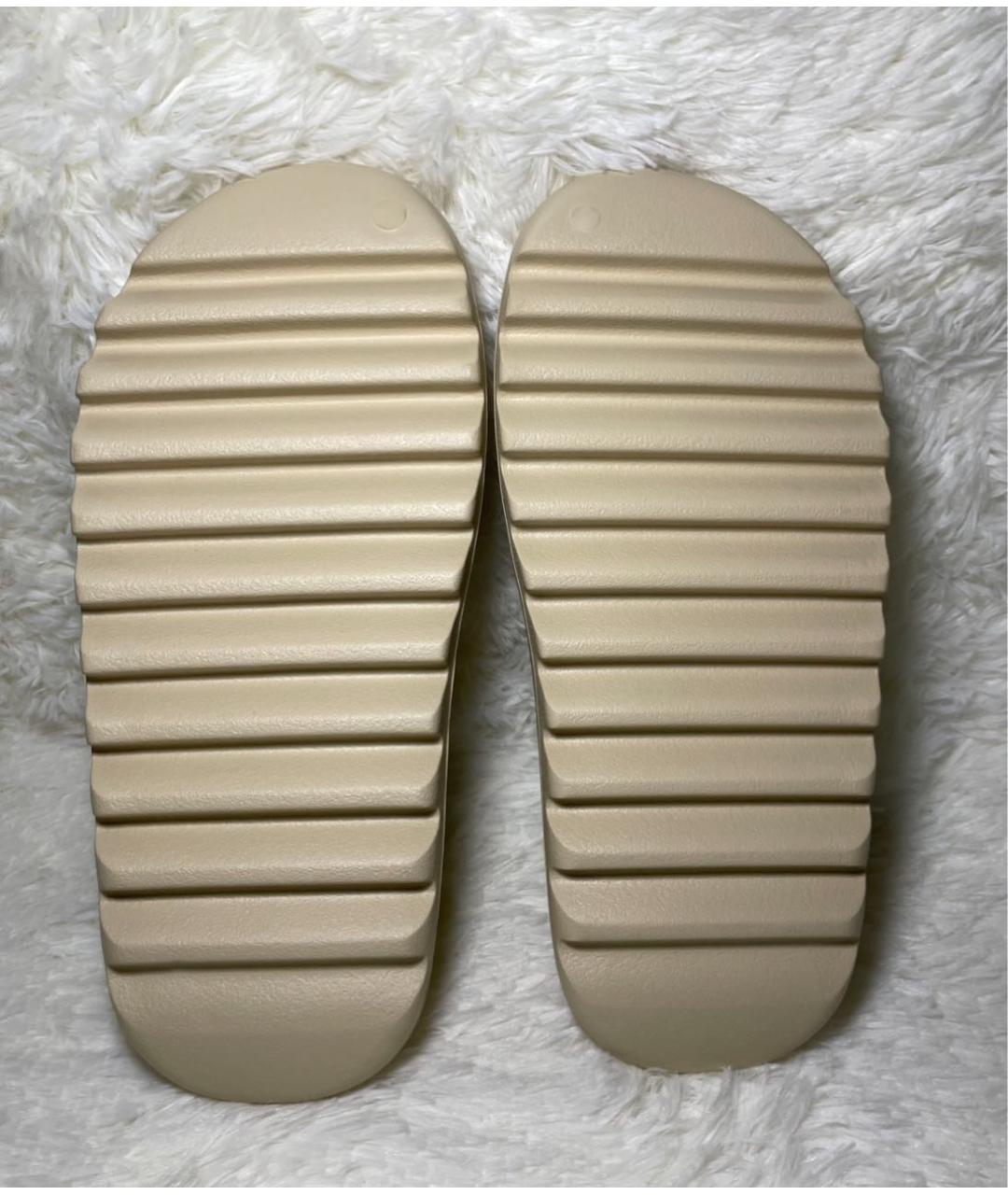 ADIDAS YEEZY Бежевые шлепанцы, фото 4
