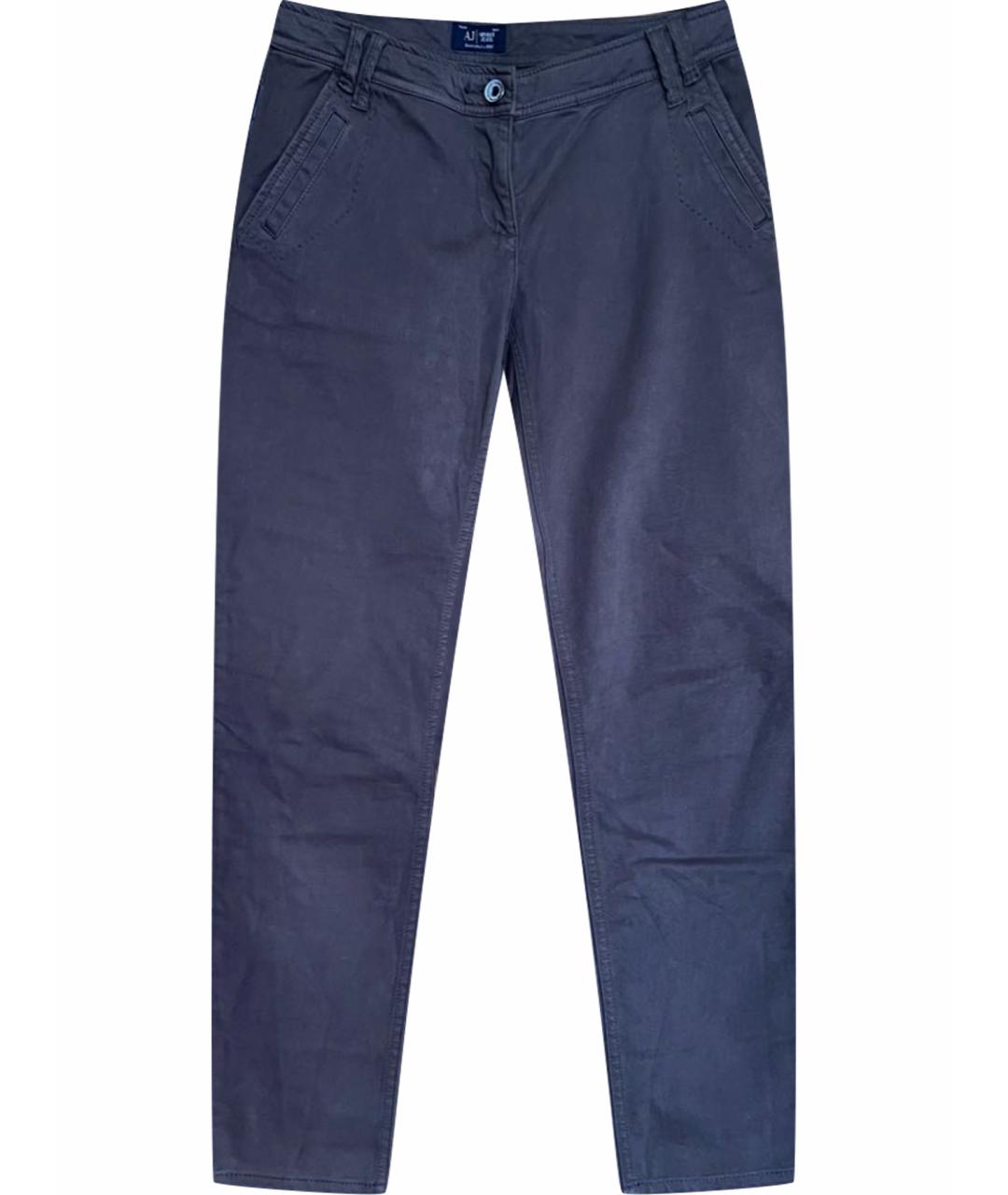 ARMANI JEANS Бежевые хлопковые брюки узкие, фото 1