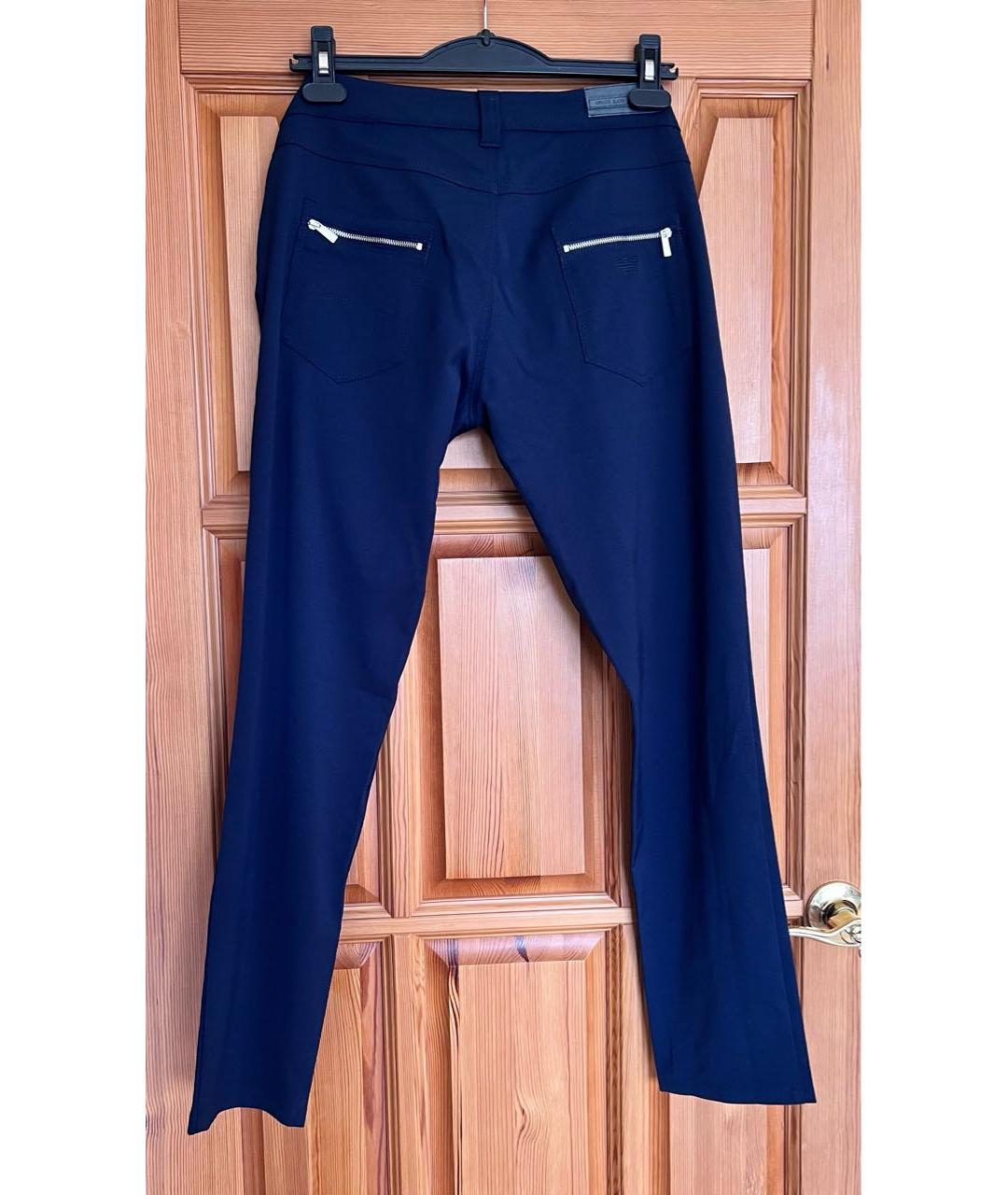ARMANI JEANS Темно-синие прямые джинсы, фото 2
