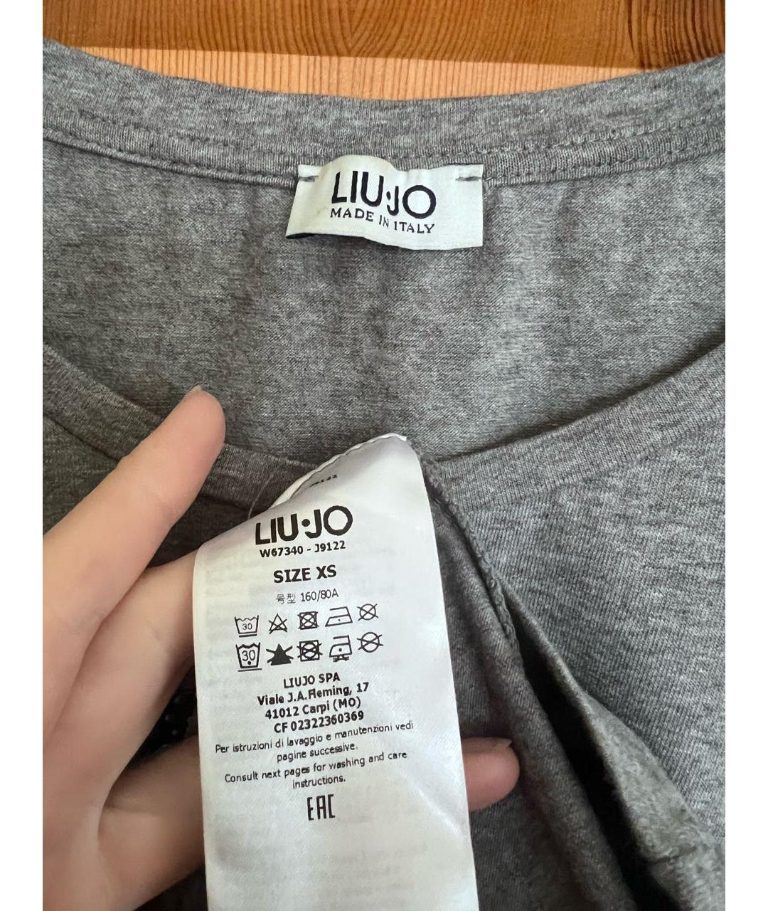 LIU JO Серый джемпер / свитер, фото 3