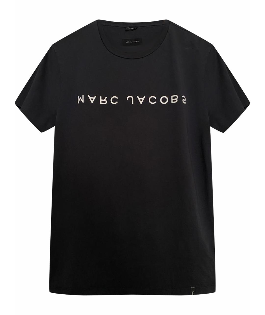 MARC JACOBS Антрацитовая хлопковая футболка, фото 1