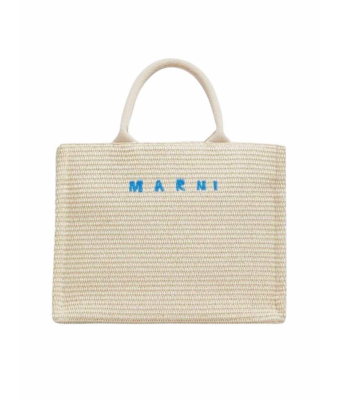 MARNI Бежевая сумка тоут, фото 1