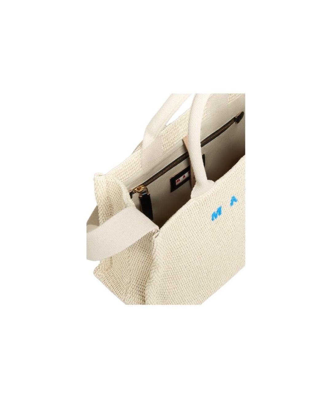 MARNI Бежевая сумка тоут, фото 5