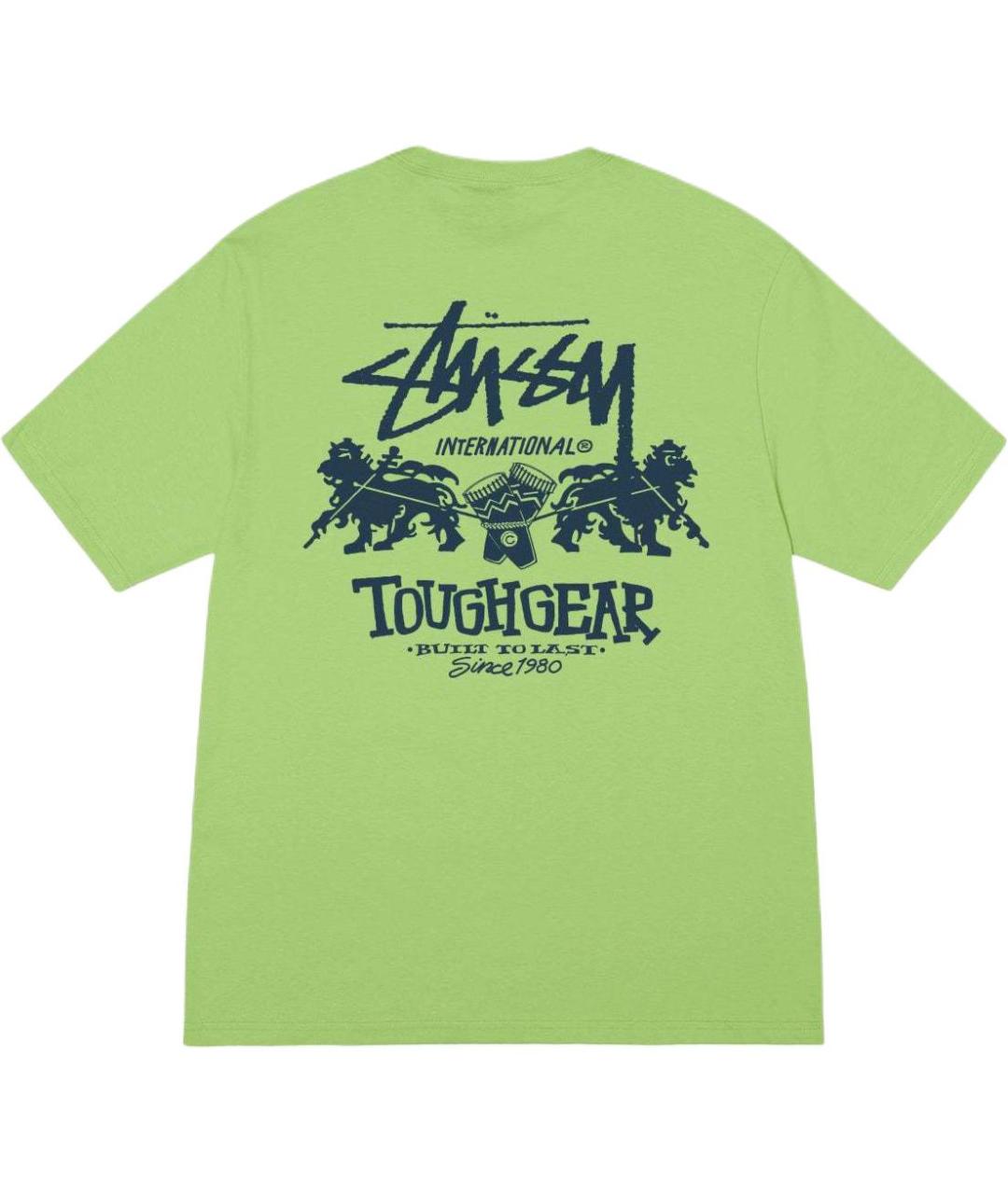 STUSSY Салатовая футболка, фото 2