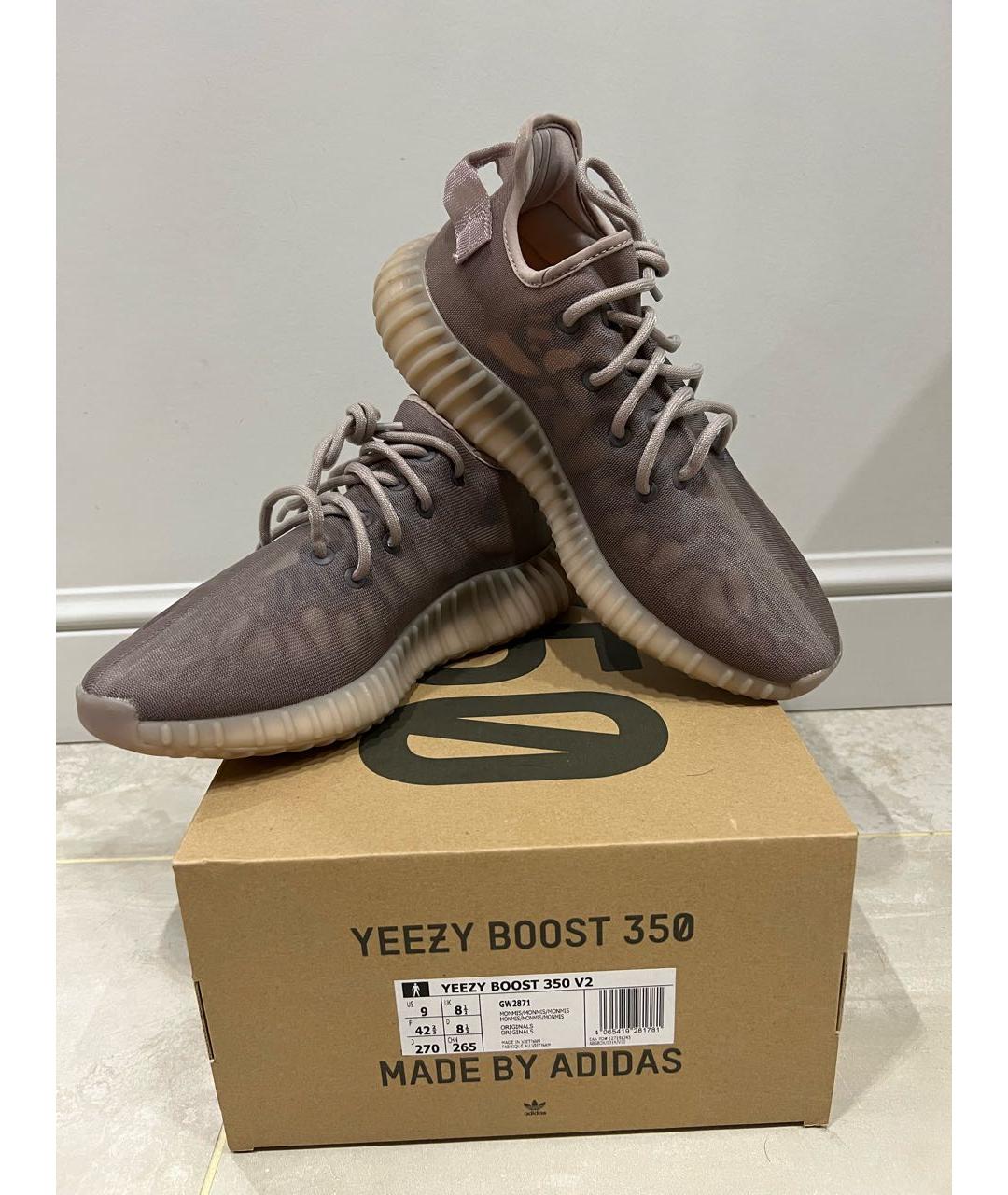 ADIDAS YEEZY Мульти текстильные кроссовки, фото 4