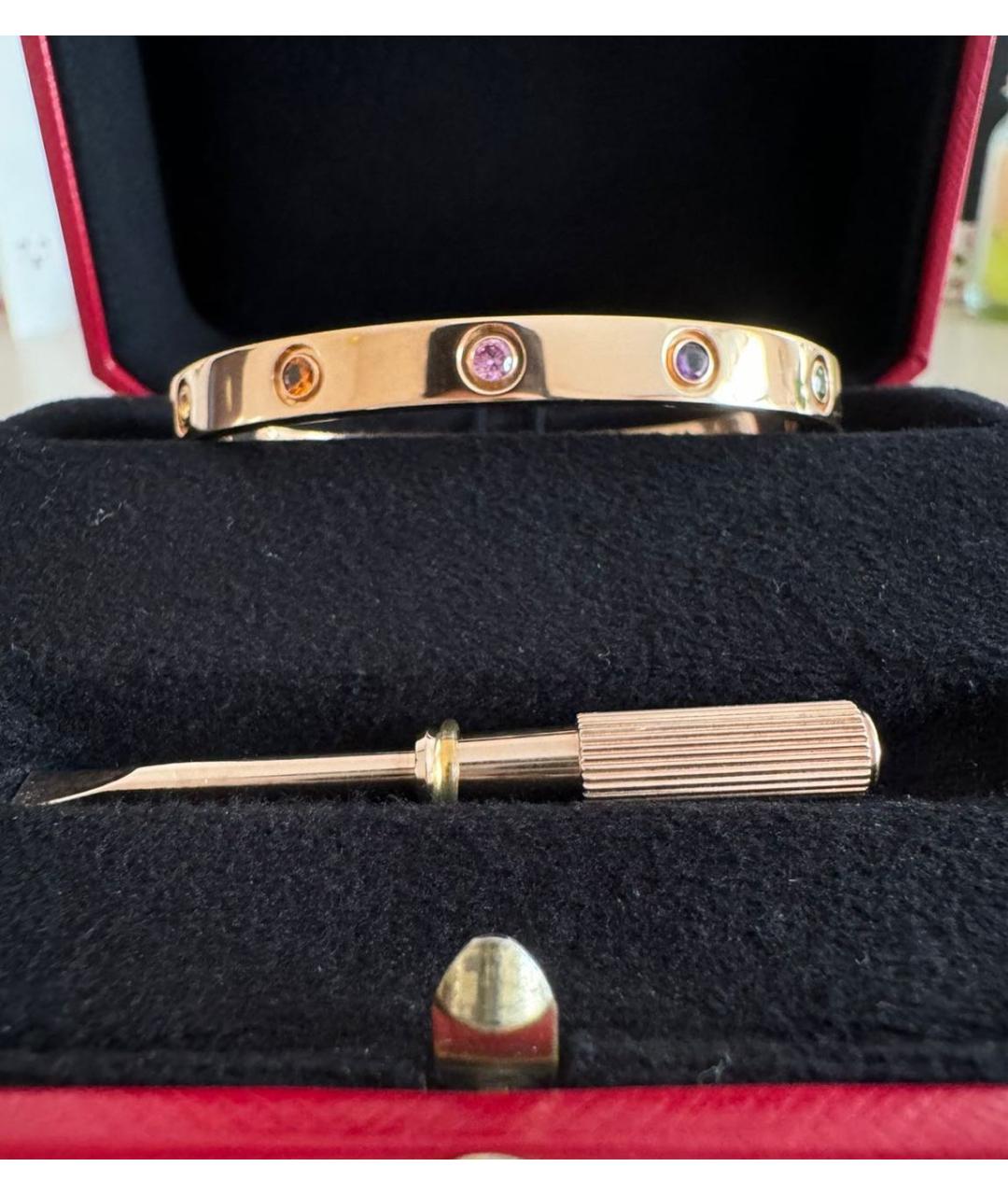 CARTIER Золотой браслет из розового золота, фото 6