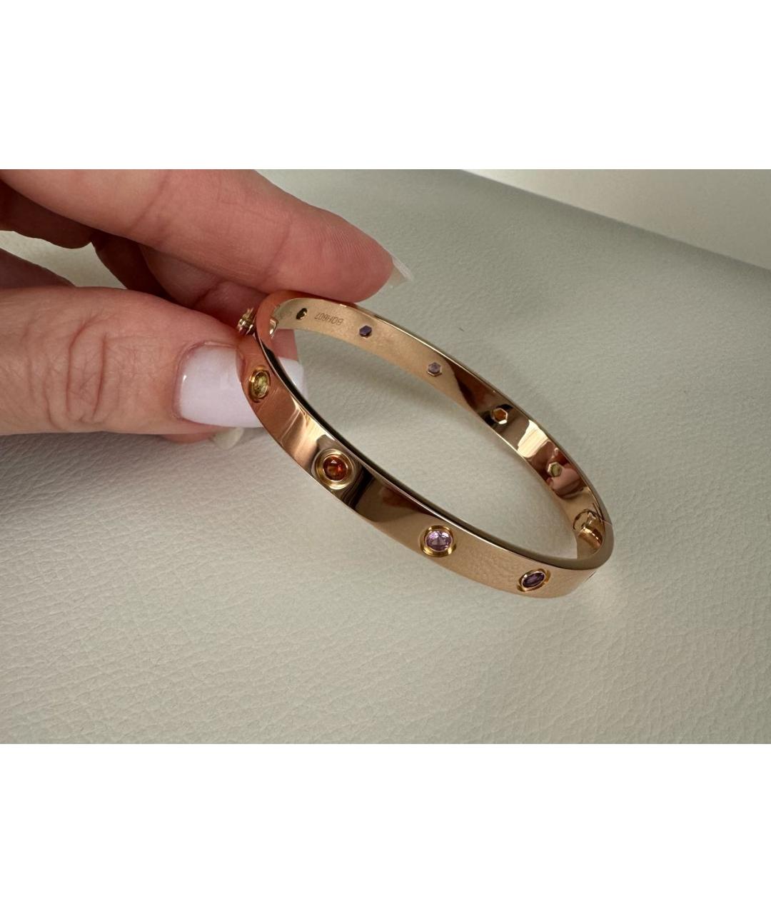 CARTIER Золотой браслет из розового золота, фото 4