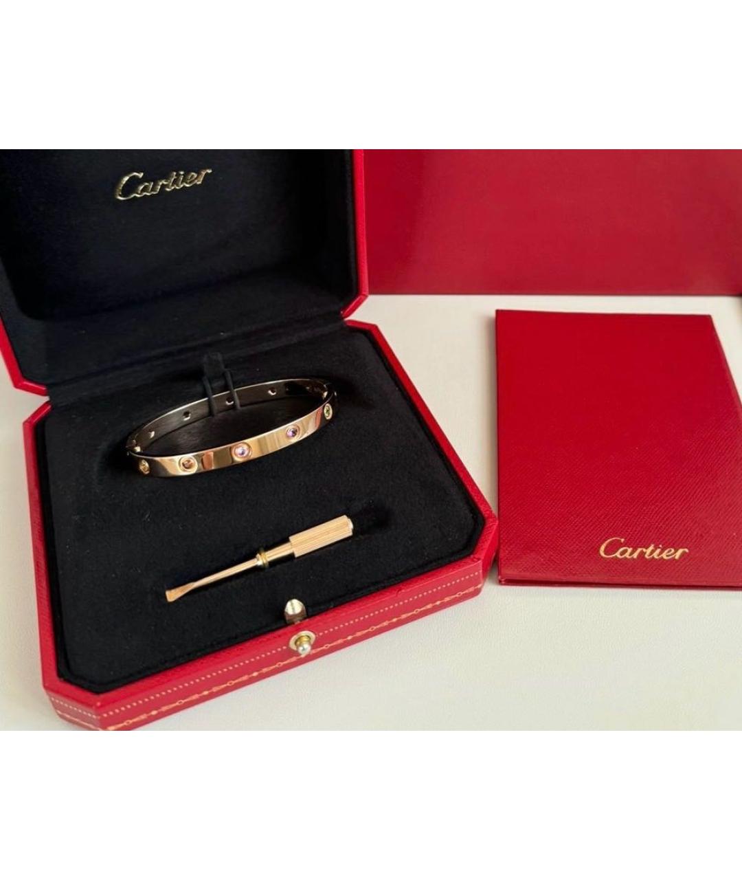 CARTIER Золотой браслет из розового золота, фото 5