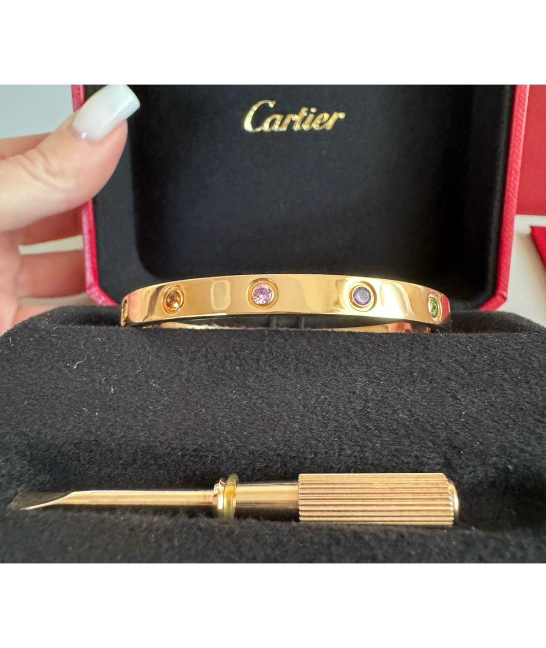 CARTIER Золотой браслет из розового золота, фото 3