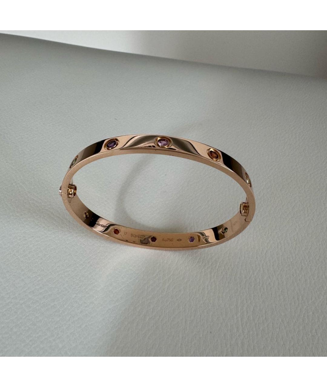 CARTIER Золотой браслет из розового золота, фото 5