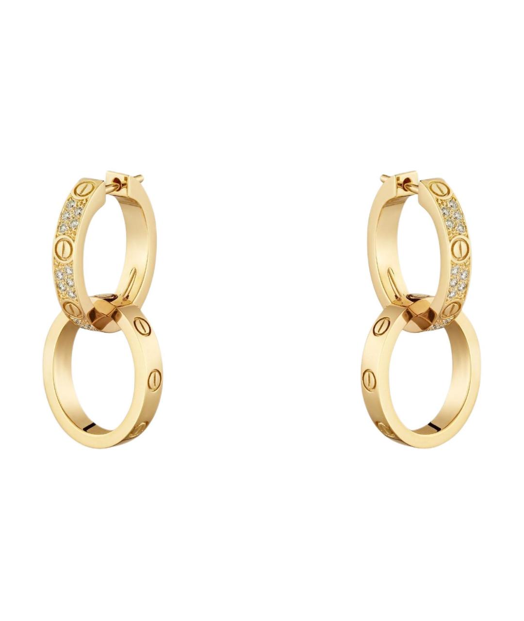 CARTIER Серьги из желтого золота, фото 1