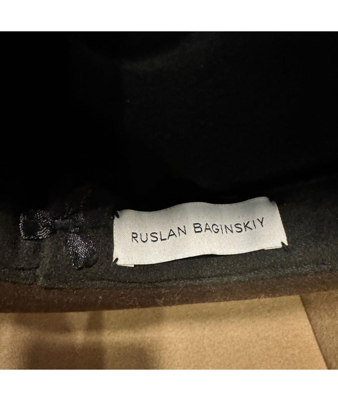 RUSLAN BAGINSKIY Коричневая шляпа, фото 4