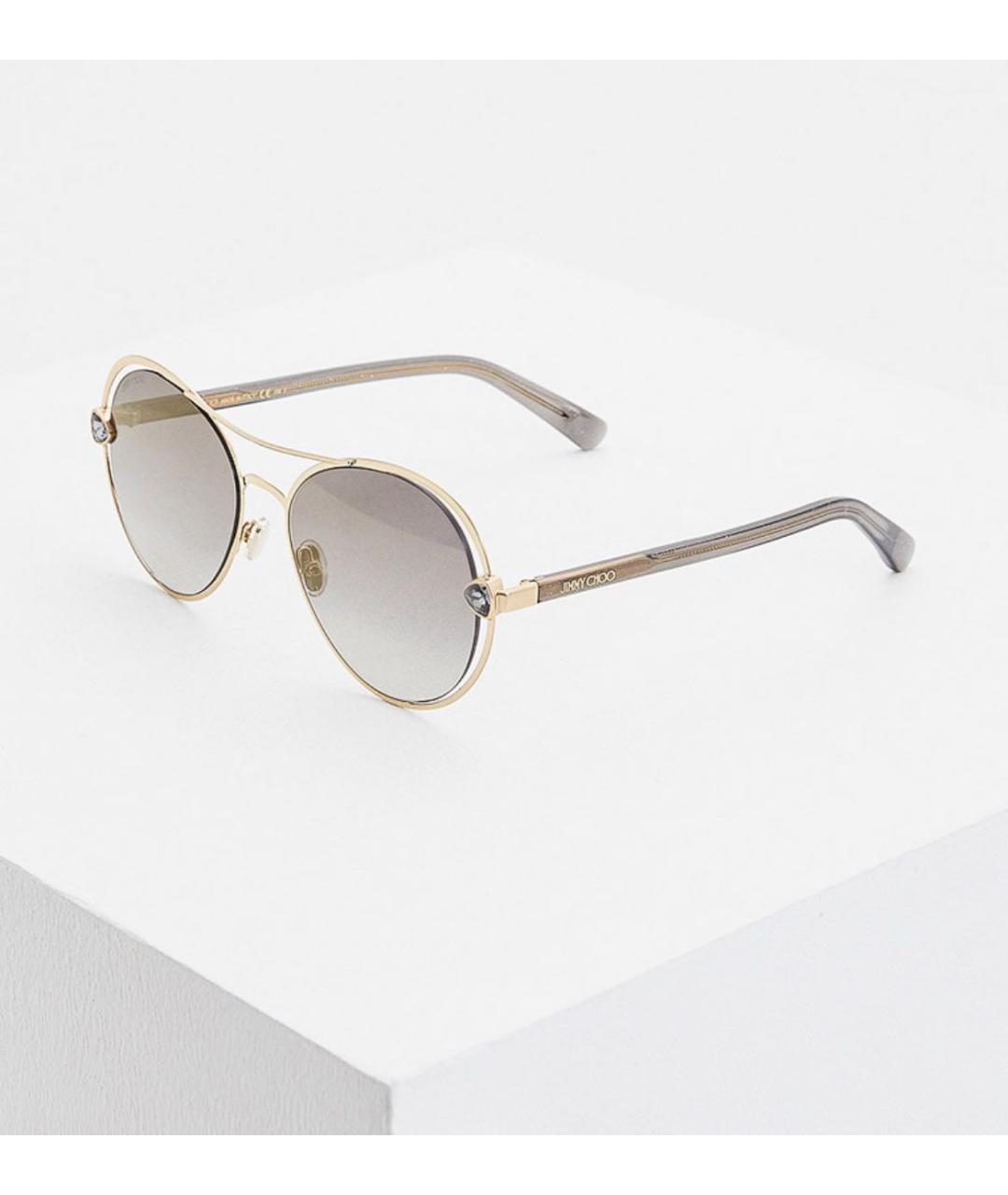 JIMMY CHOO Мульти металлические солнцезащитные очки, фото 7