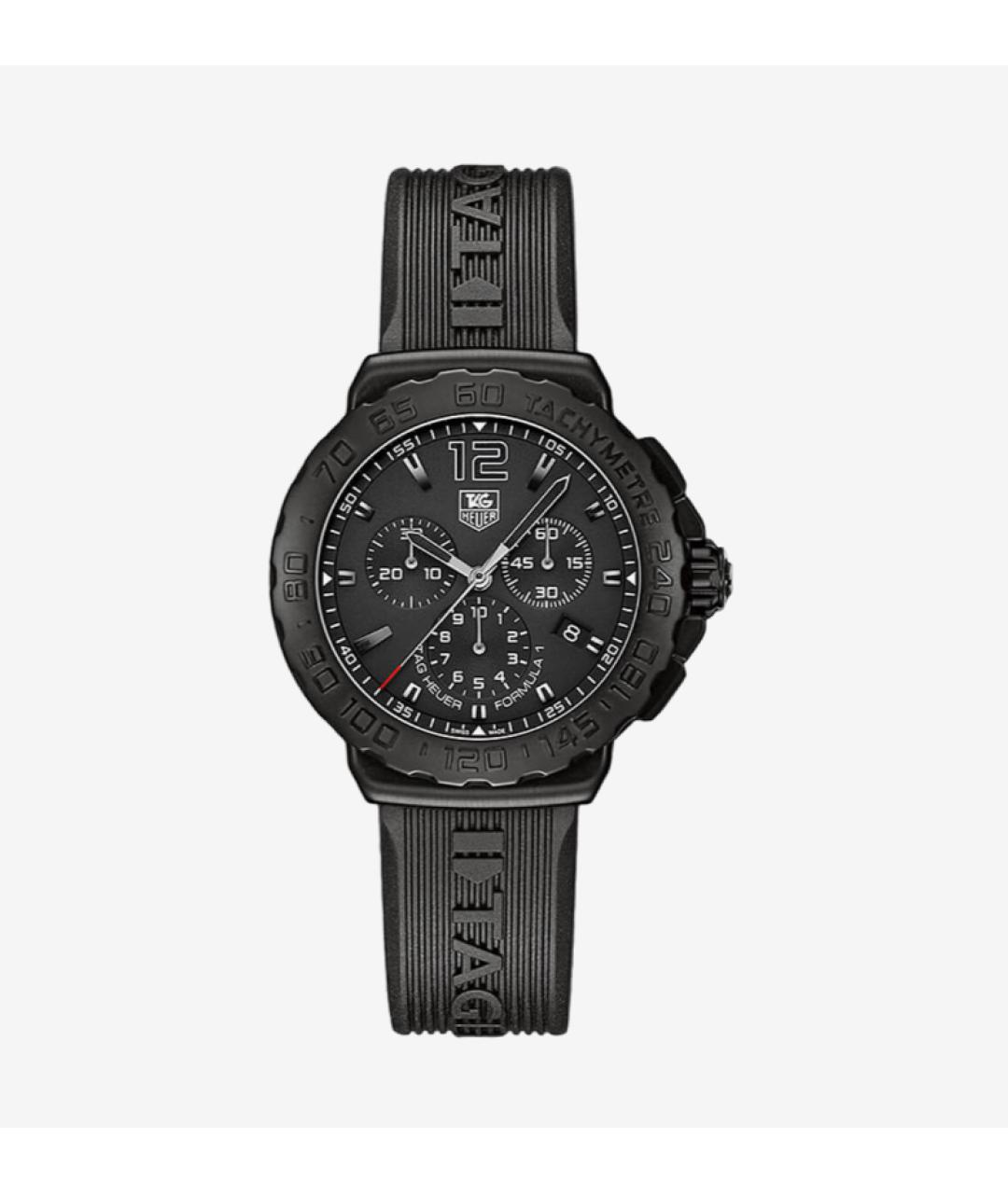 TAG HEUER Черные стальные часы, фото 6