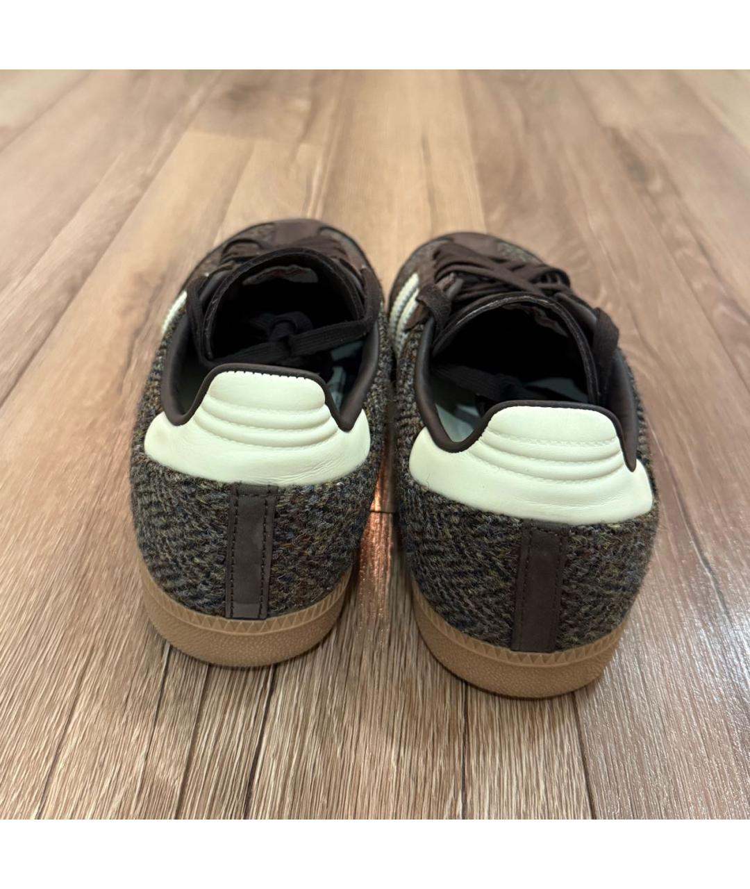 ADIDAS Коричневые замшевые кеды, фото 4