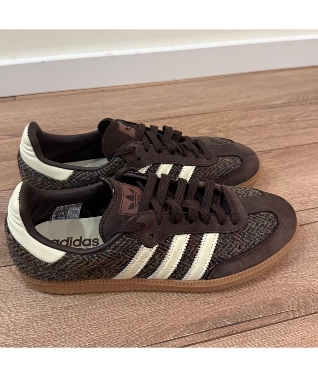 ADIDAS Коричневые замшевые кеды, фото 6