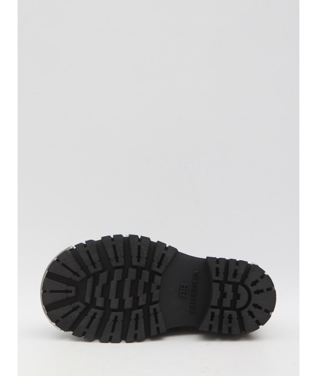 BALENCIAGA Черные кожаные лоферы, фото 4
