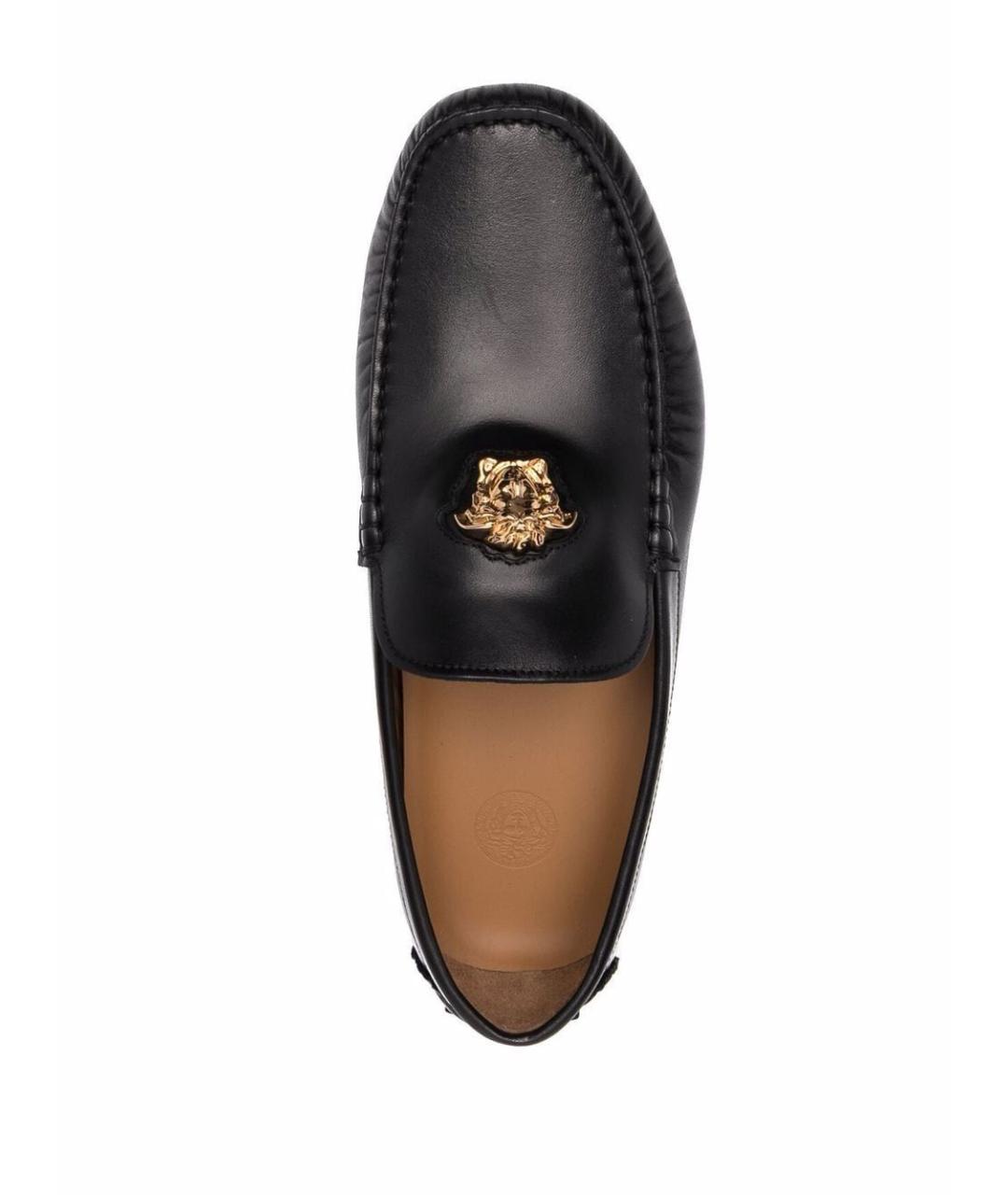 VERSACE Черные мокасины, фото 4