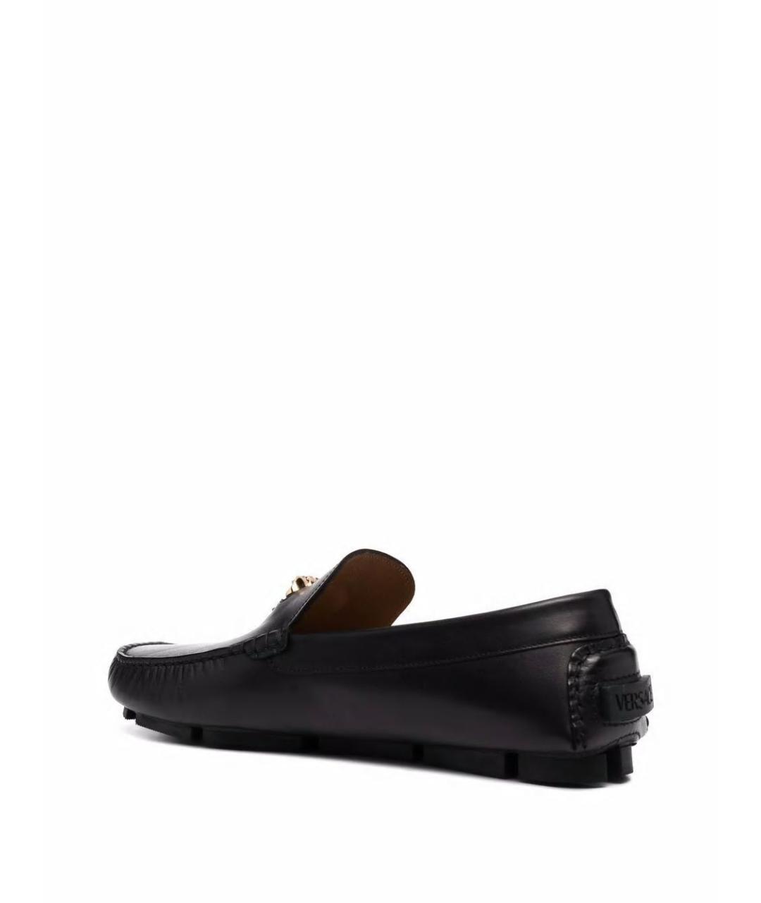 VERSACE Черные мокасины, фото 3