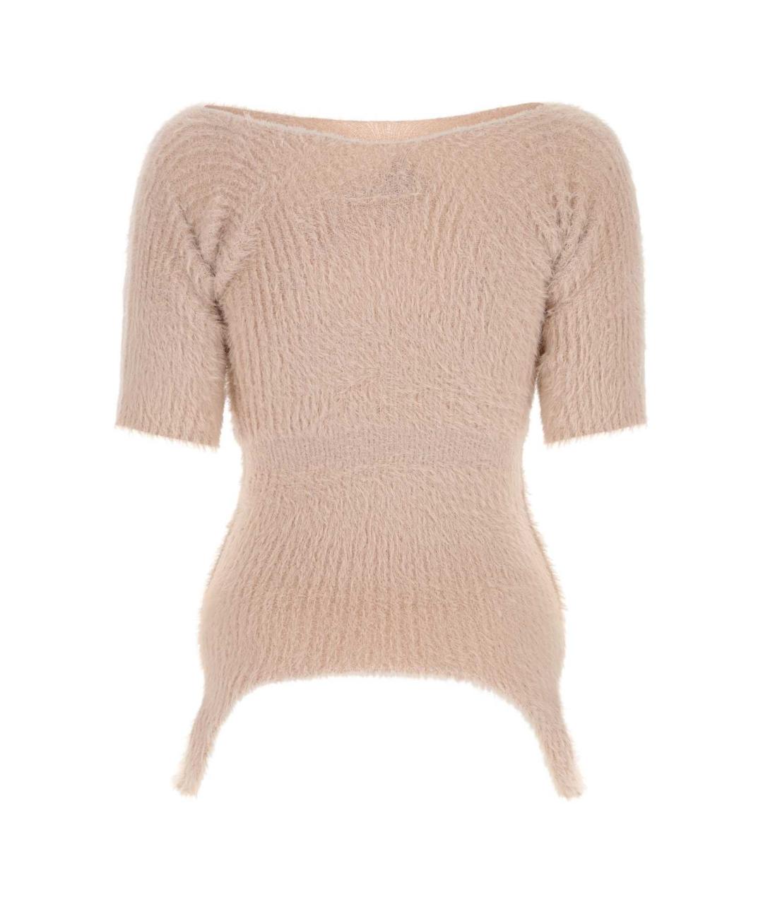 MAISON MARGIELA Розовый синтетический джемпер / свитер, фото 2