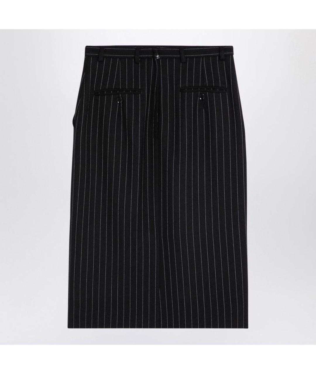 DOLCE&GABBANA Черная юбка миди, фото 2