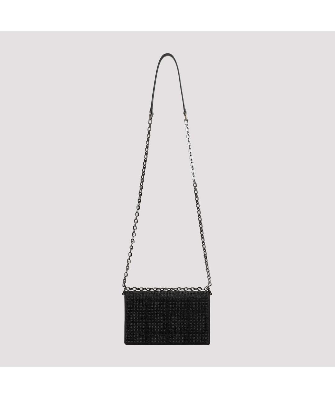GIVENCHY Черная шелковая сумка через плечо, фото 2