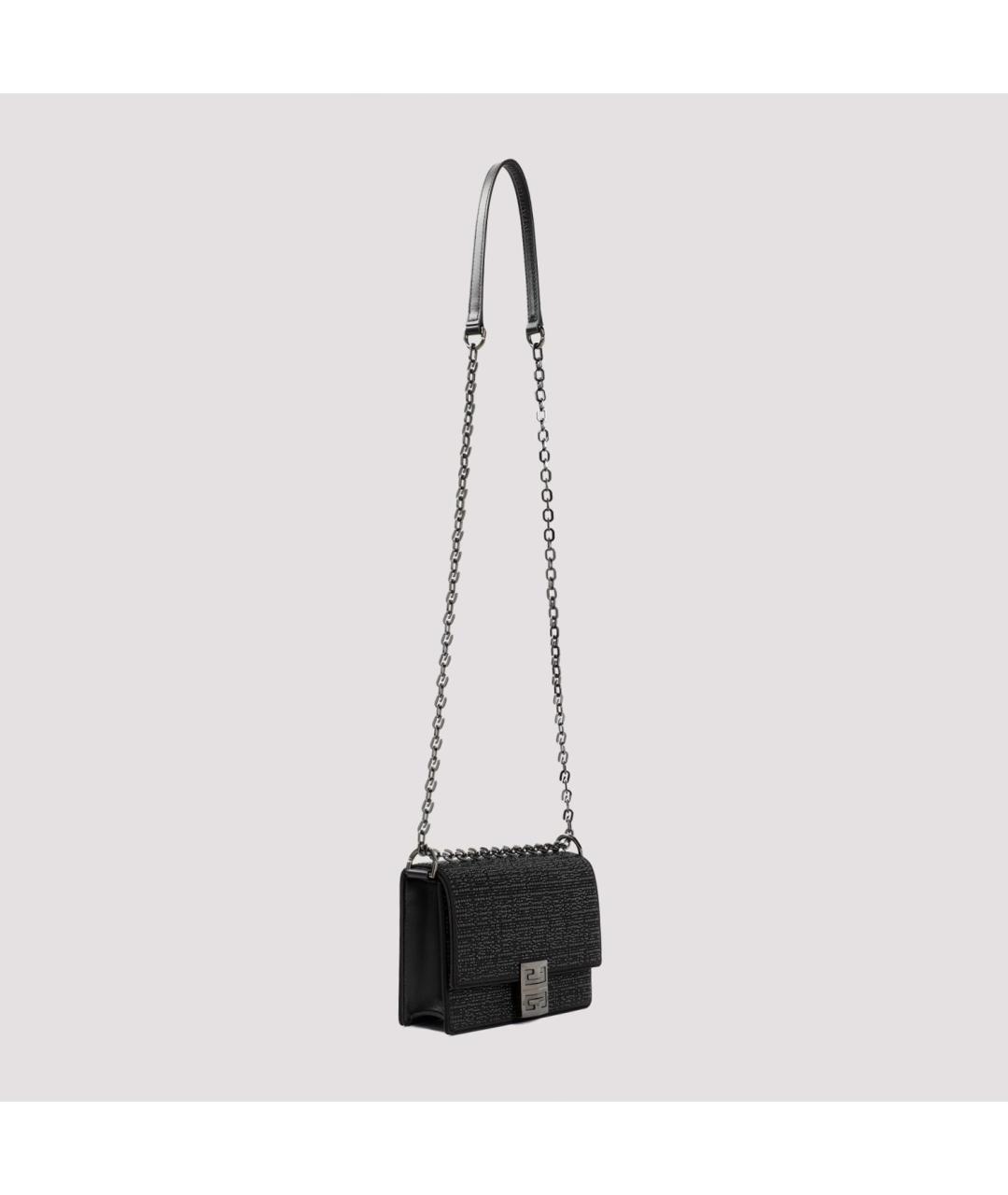 GIVENCHY Черная шелковая сумка через плечо, фото 3