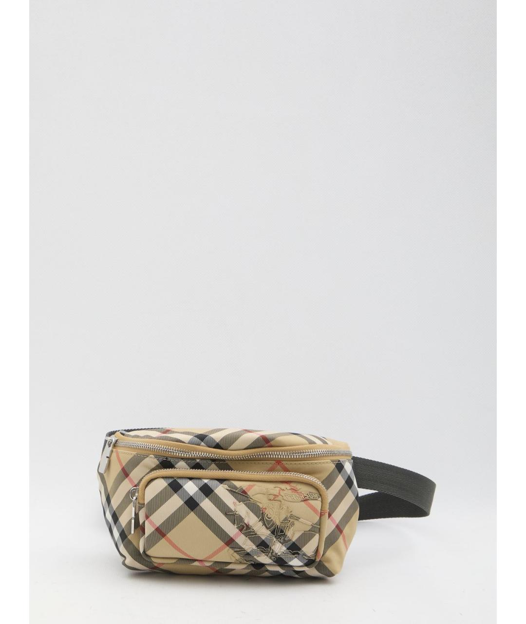 BURBERRY Мульти синтетическая поясная сумка, фото 2
