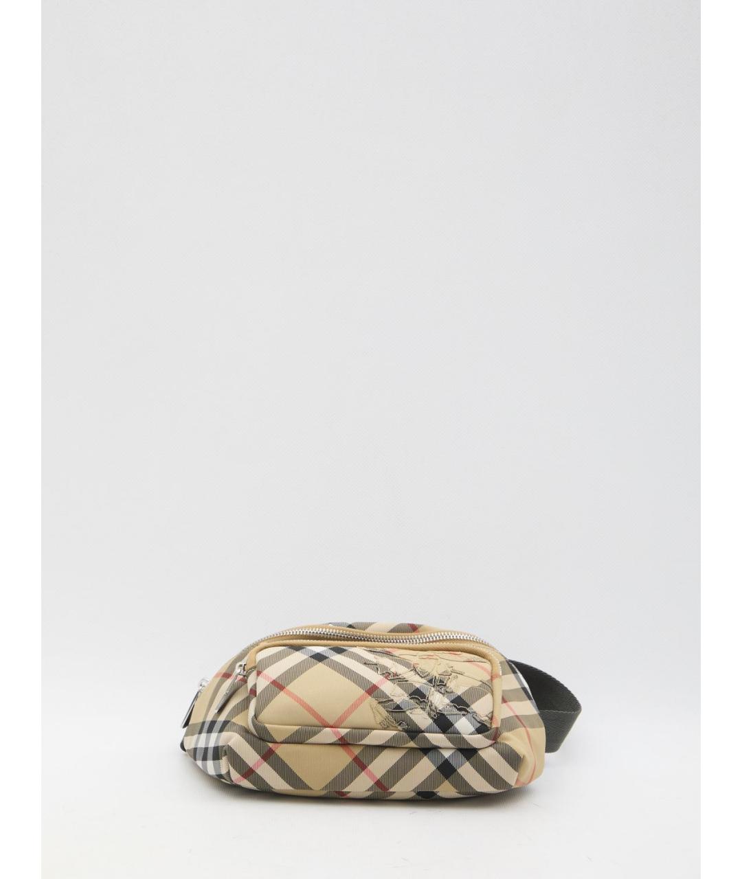 BURBERRY Мульти синтетическая поясная сумка, фото 4