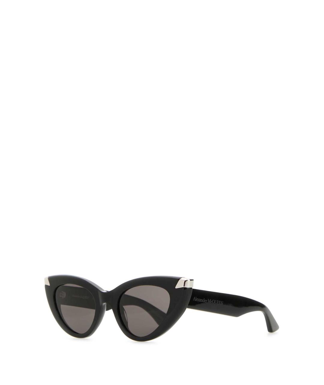 ALEXANDER MCQUEEN Черные солнцезащитные очки, фото 1
