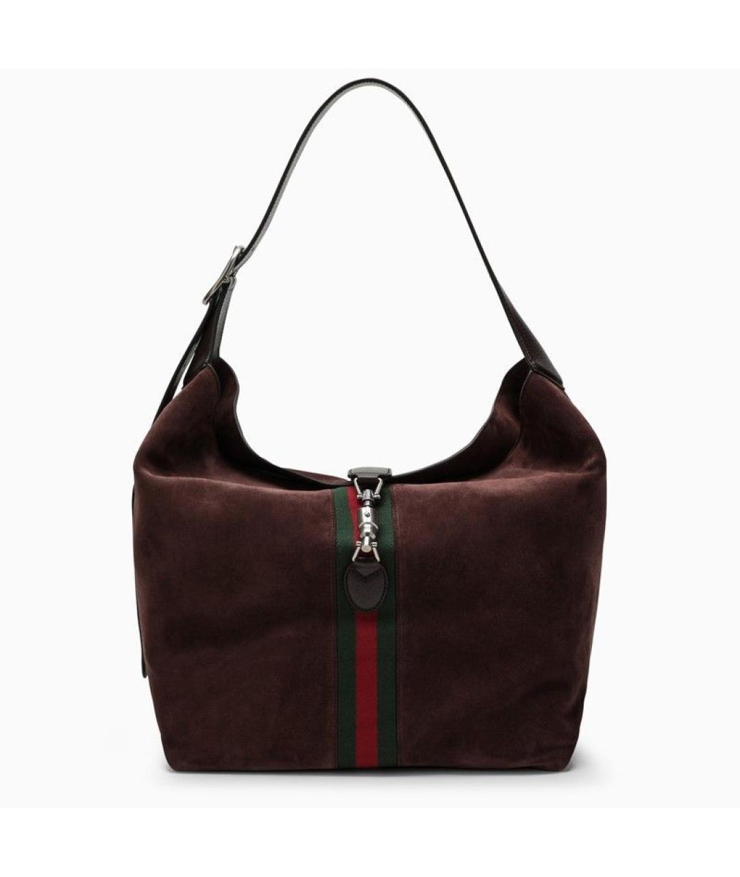 GUCCI Коричневая кожаная сумка тоут, фото 3