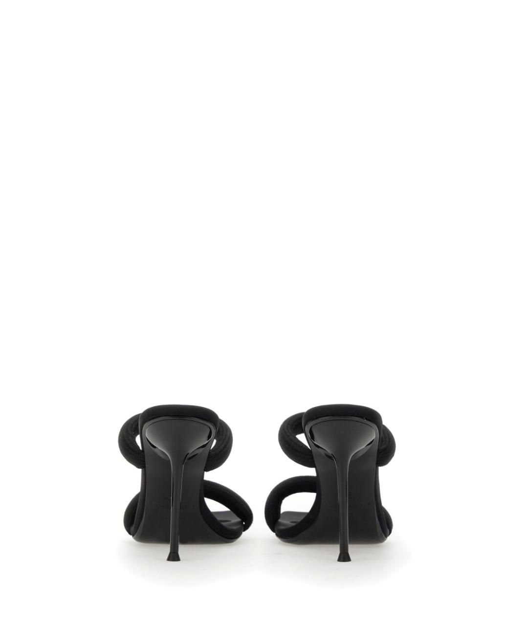 ALEXANDER WANG Черные текстильные мюли, фото 5