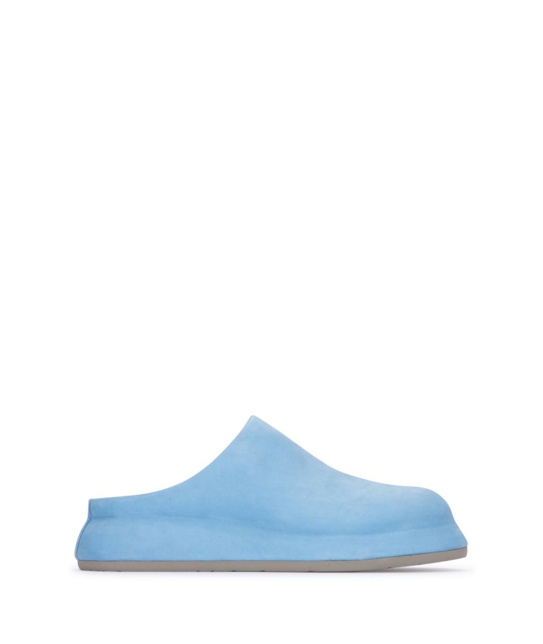 JACQUEMUS Синие кожаные сандалии, фото 1