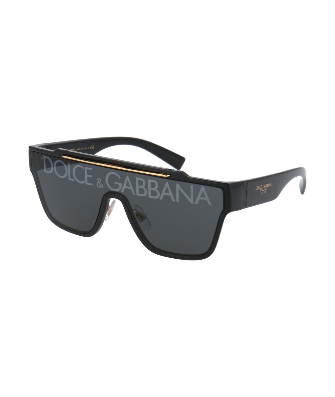 DOLCE&GABBANA Черные солнцезащитные очки, фото 2