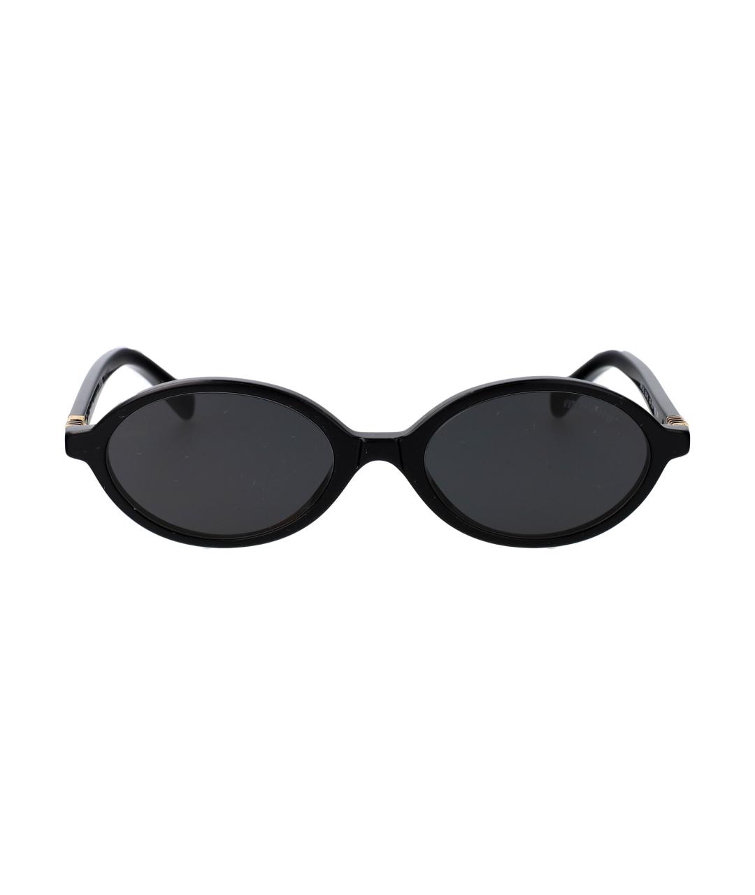MIU MIU Черные солнцезащитные очки, фото 1