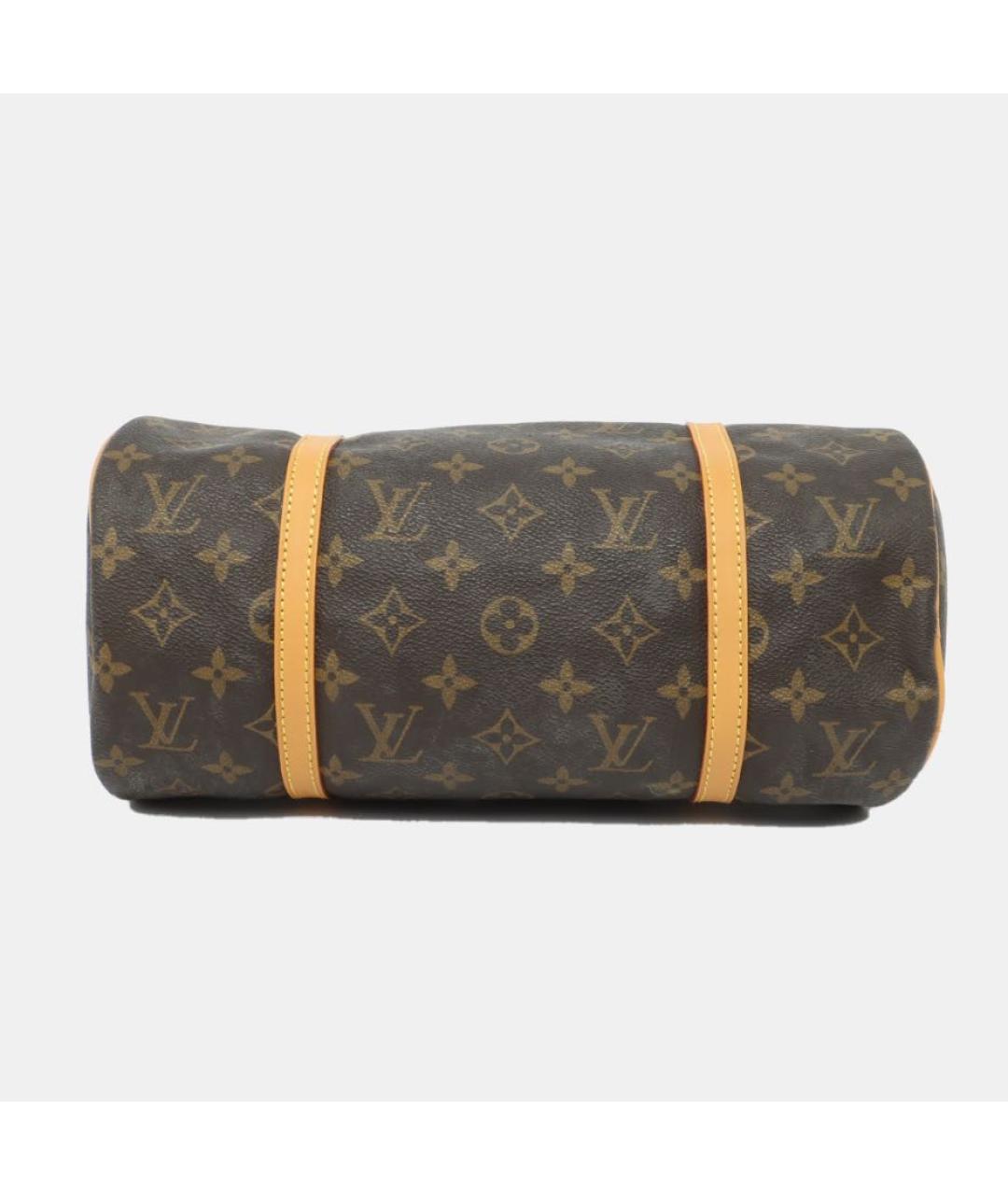 LOUIS VUITTON Коричневая сумка с короткими ручками, фото 4